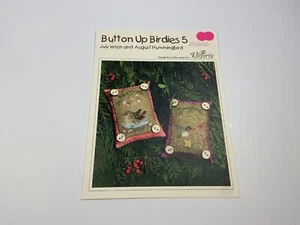 The Victoria Sampler Button Up Birdies 5 Counted Cross Stitch Pattern - Picture 1 of 3
