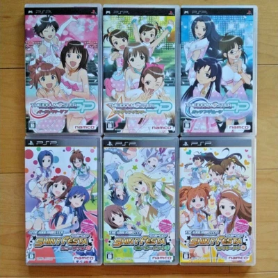 Lot 6 Idolmaster SP Sun Star Moon Shiny Festa Honey Groovy Funkey Set PSP Japan - Image 1 of 4