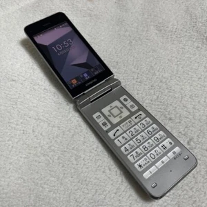 Kyocera A202KC DIGNO KEITAI 4 ANDROID SIM-freies Gerät initialisiert silber GEBRAUCHT JP - Bild 1 von 4