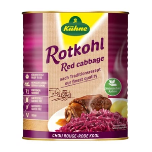 Kühne Repollo Rojo El Original Listo Para Cocinar Peso Escurrido 9200g - Imagen 1 de 1