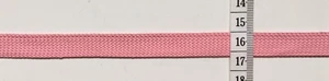 SCHLICHTE ROSA FALTKANTE POLSTERBORTE 12/24 MM TIEF PRO METER - Bild 1 von 2