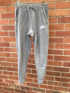 Nike Junior Club Fleece Joggers Grey Marle Size XL - Picture 1 of 9