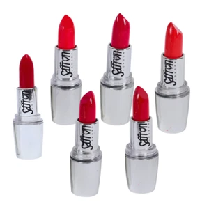 Saffron London Lipstick Matte Bold Vivid Red Colours Choose Shade - Picture 1 of 7