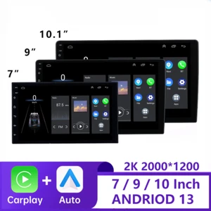 2 din Android 13 Carplay Car Radio Stereo GPS for hyundai Multimedia Player - Picture 1 of 25