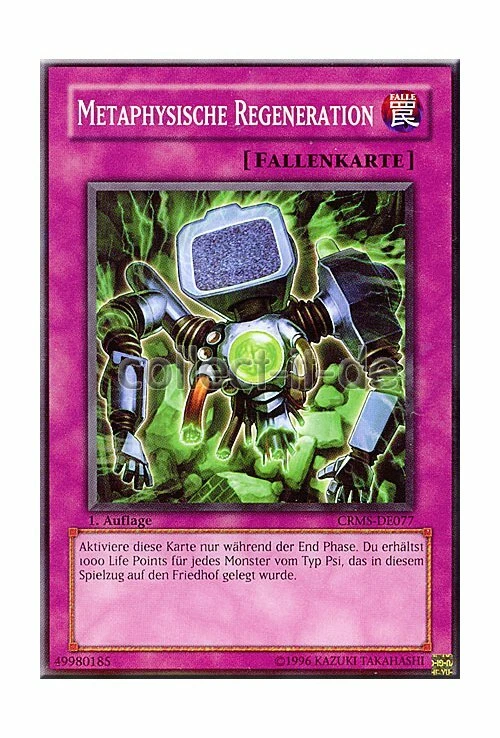 Yugioh CRMS-DE077 Metaphysische Regeneration - 1. Auflage - Bild 1 von 1