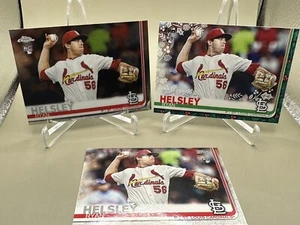 RYAN HELSLEY 2019 Topps Chrome RC/ Topps Holiday RC/ Topps Update RC- 3 Card Lot - Picture 1 of 7