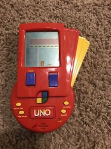 Uno Electronic Handheld Game 1999 TESTED