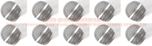 10 pz nuova griglia microfono rete testa a sfera di ricambio per Shure PG58 PG 58 - Foto 1 di 6