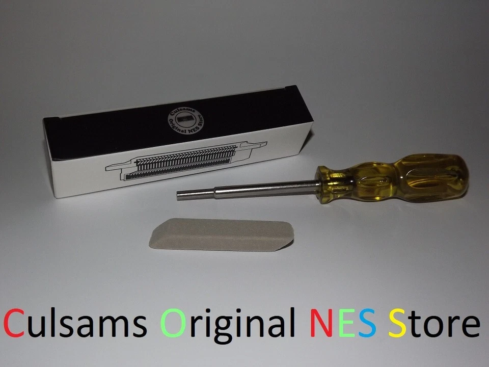 New Style Culsam 72 Pin Connector for Nintendo NES System & game cleaning kit - Image 1 of 4