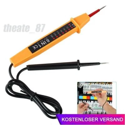 6-380V AC DC 2-Poliger Spannungsprüfer Spannungstester Phasenprüfer Stromprüfer - Bild 1 von 4