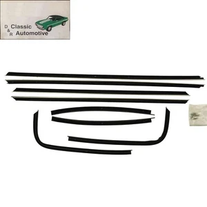 1970-1972 Chevelle Coupe OE Style Fuzzy Window Felt Weatherstrip 8pcs 70 71 72 - Picture 1 of 1