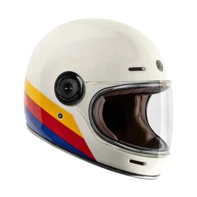 TORC T1 Newport Retro Full Face Motorcycle Fiberglass Helmet - DOT ECE 22.05 - Image 1 of 2