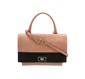 GIVENCHY SHARK TOP HANDLE SHOULER BAG BROWN AND BLACK - Picture 1 of 5