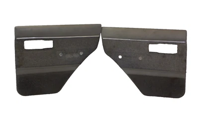 Jeep Cherokee XJ 84-96 Driver Passenger Rear Gray Door Panel Power Pair - Image 1 of 4