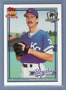 1991 Topps Desert Shield #671 Andy McGaffigan  NM  GO500