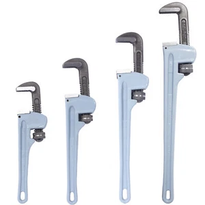 NEW-4PCS Aluminium Pipe Wrench Adjustable Jaw Plumbing Pipe Wrench (10" 14" - Picture 1 of 24