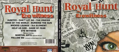 Royal Hunt - Eye Witness CD 2003 (Frontiers Records – FR CD 147D) Digipak - Bild 1 von 4