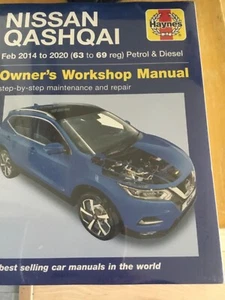 Nissan Qashqai (Feb 14-20) 63 to 69 Haynes Repair Manual (Paperback) - Picture 1 of 2