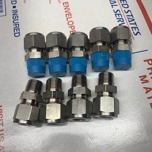 New Swagelok SS-810-1-6, tube fitting 1/2" tube x 3/8 NPT , 316 stainless steel - Picture 1 of 1