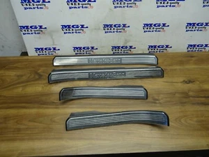 MERCEDES S CLASS W221 STEP SILL TRIM COVER KICK PLATE SET OF 4 2006-2012 - Picture 1 of 11