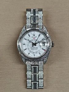 Rolex Sky Dweller 326959TBR White Gold With FACTORY Diamonds - Picture 1 of 4