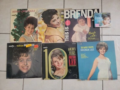 BRENDA LEE Lot of 7 Albums & 1 Double CD  Teen Rockabill Decca Original Sleeves  - Image 1 of 4