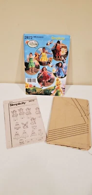 DISFRAZ Simplicity 2872 Disney Fairies (Tinkerbell Fairy) TALLAS 3-8 SIN CORTAR NUEVO Foto 1 de 3