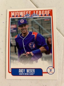 Andy Weber 2019 Midwest League All Star Card