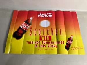 Coca Cola Promo Soft Drink Ephemera 1996 Scorcher Competition Poster 60x88cm - Picture 1 of 7