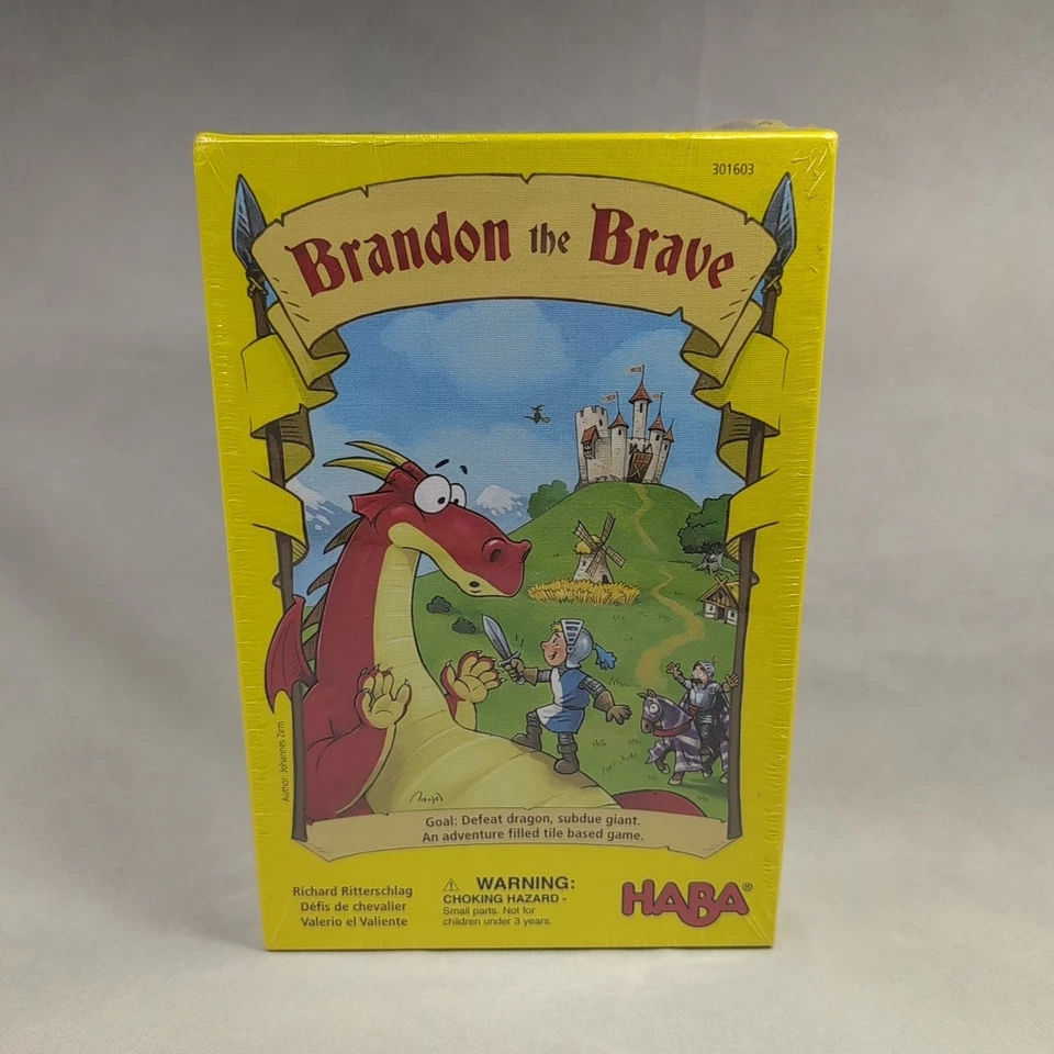 Brandon the Brave Sealed HABA 2013 Wooden Children's Kids Dragon Knight Giant - Image 1 of 4