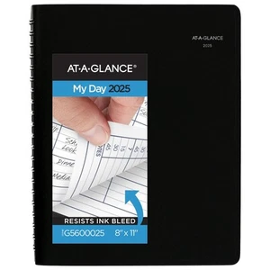 2025 Appointment Book Planner, Daily, Four Person Group Planner, 8" x 11", La... - Picture 1 of 8