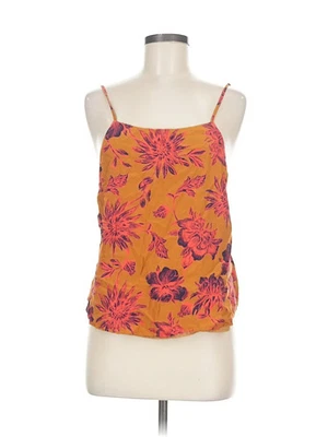 Ecote Women Orange Sleeveless Blouse M - Image 1 of 4