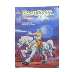 Vintage 1988 BraveStarr: The Legend von Cathy West Random House Taschenbuch - Bild 1 von 9