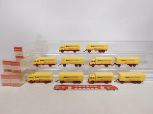 5X Wiking H0 1:87 455 Fernlastzug MB 1632 Spedition Lautz Mint Box #DD748-0,5 - Foto 1 di 5