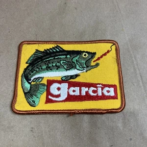 Garcia Vintage Aufnäher Patch Angeln Werbung - Bild 1 von 3