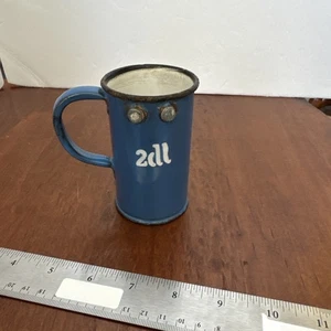 Vintage Tasse blau Emaille - Bild 1 von 7