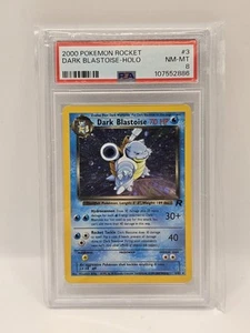 Pokemon Card Dark Blastoise 3/82 Team Rocket PSA 8 Cosmos Holo NM-MT ENG - Imagen 1 de 5