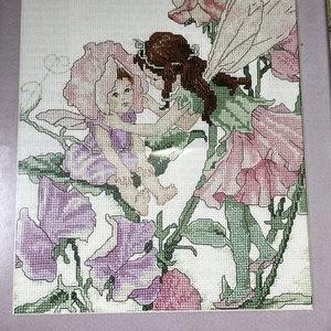 Flower Fairies Cross Stitch Kit The Sweet Pea Fairy 5538 by Cicely Mary Barker - Picture 1 of 11