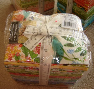fat EIGHTS 8 x 22 MODA EUFLORIA create joy project fabric bundle of 32 SEALED - Picture 1 of 3