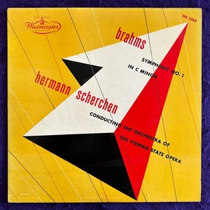 BRAHMS Symphony No 1 SCHERCHEN / Westminster WL 5189 Mono 1A Tested EX - Picture 1 of 6