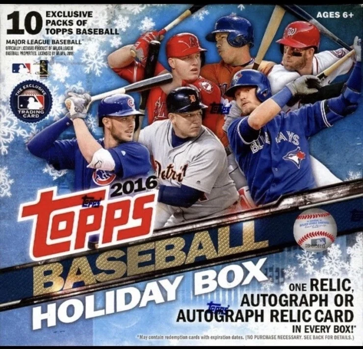 2016 Topps Baseball Holiday #1-#200 Complete Your Base Set - Image 1 of 1