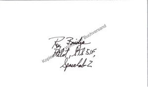 Original Autogramm Roy Bridges NASA /// Autograph signiert signed signee 343012 - Picture 1 of 2