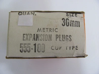 Caja Dorman genuina de enchufe de expansión de congelación métrica de 18 mm tipo taza 555-100 NOS Foto 1 de 3