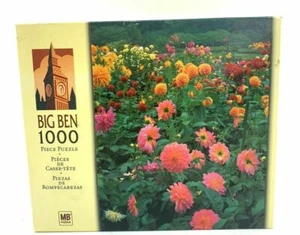 Big Ben 1000 Piece Jigsaw Puzzle Flowers Scene New Sealed - Picture 1 of 5