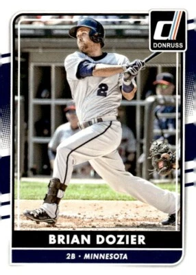 2016 Donruss #115 Brian Dozier Minnesota Twins - Image 1 of 2