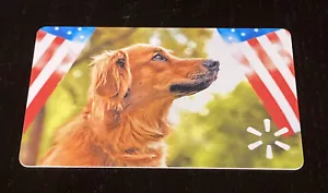 Walmart Patriotischer Hund Sammlerstück Geschenkkarte FD-101148 - Bild 1 von 1