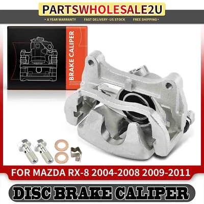 Pinza de freno delantera del lado del conductor con soporte de montaje para Mazda RX-8 2004-2011  Foto 1 de 4