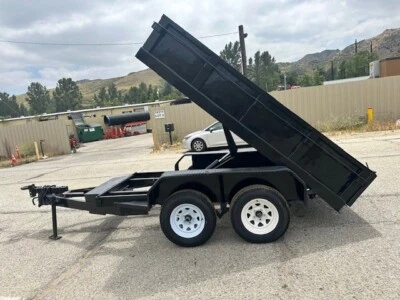 BIG TEX TRAILER HYDRAULIC NEW ELECTRIC MOTOR BATTERY EX CITY NEW TIRES - Image 1 of 4