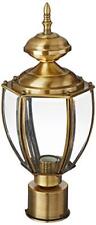 Livex Lighting Outdoor Basics 1 Light Antique Brass Post Top Lantern