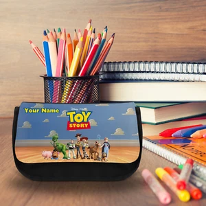 Toy Story Personalised Black Pencil Case / Vanity Case -Add Name-PCB 1018 - Picture 1 of 3